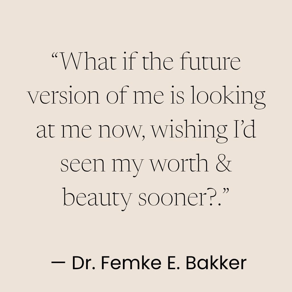quote by dr. Femke E. bakker about body image